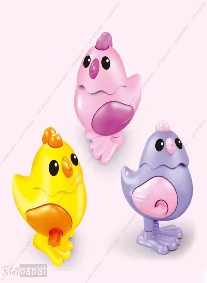 كيدز ماندي لعبة دجاجة ماندي القافزة التي تعمل بالزنبرك للأطفال | لعبة دجاجة كرتونية تعمل بالزنبرك للأطفال | لعبة تعليمية ممتعة تعمل بالزنبرك للأولاد والبنات - لون عشوائي - Image 4